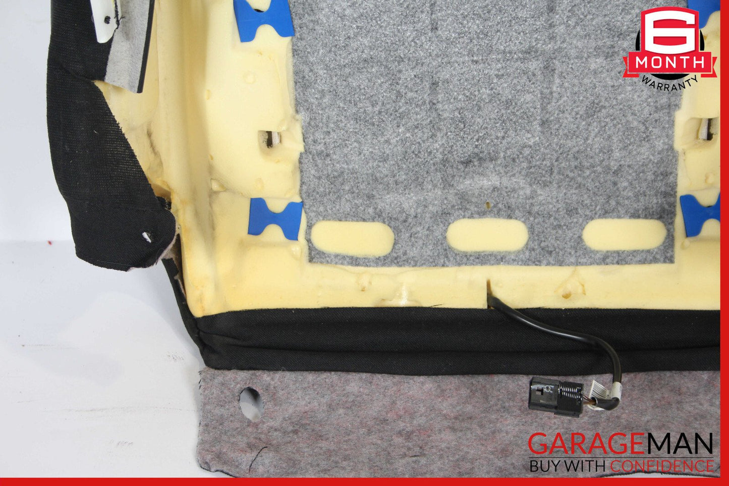 07-12 Mercedes X164 GL450 Front Left Side Top Upper Seat Cushion Leather Black