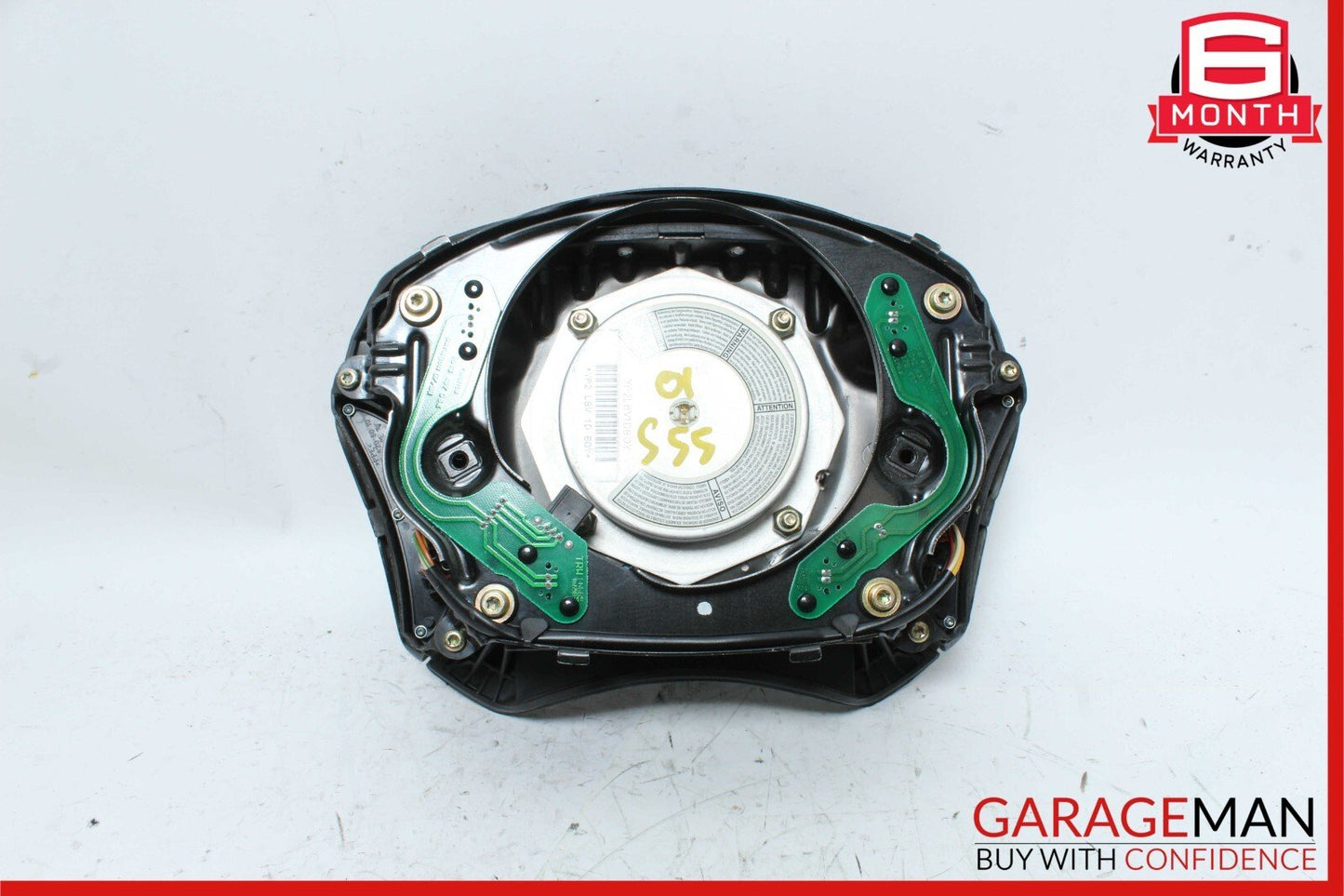 00-02 Mercedes W220 S500 S55 CL55 AMG Steering Wheel Air Bag Airbag SRS Black