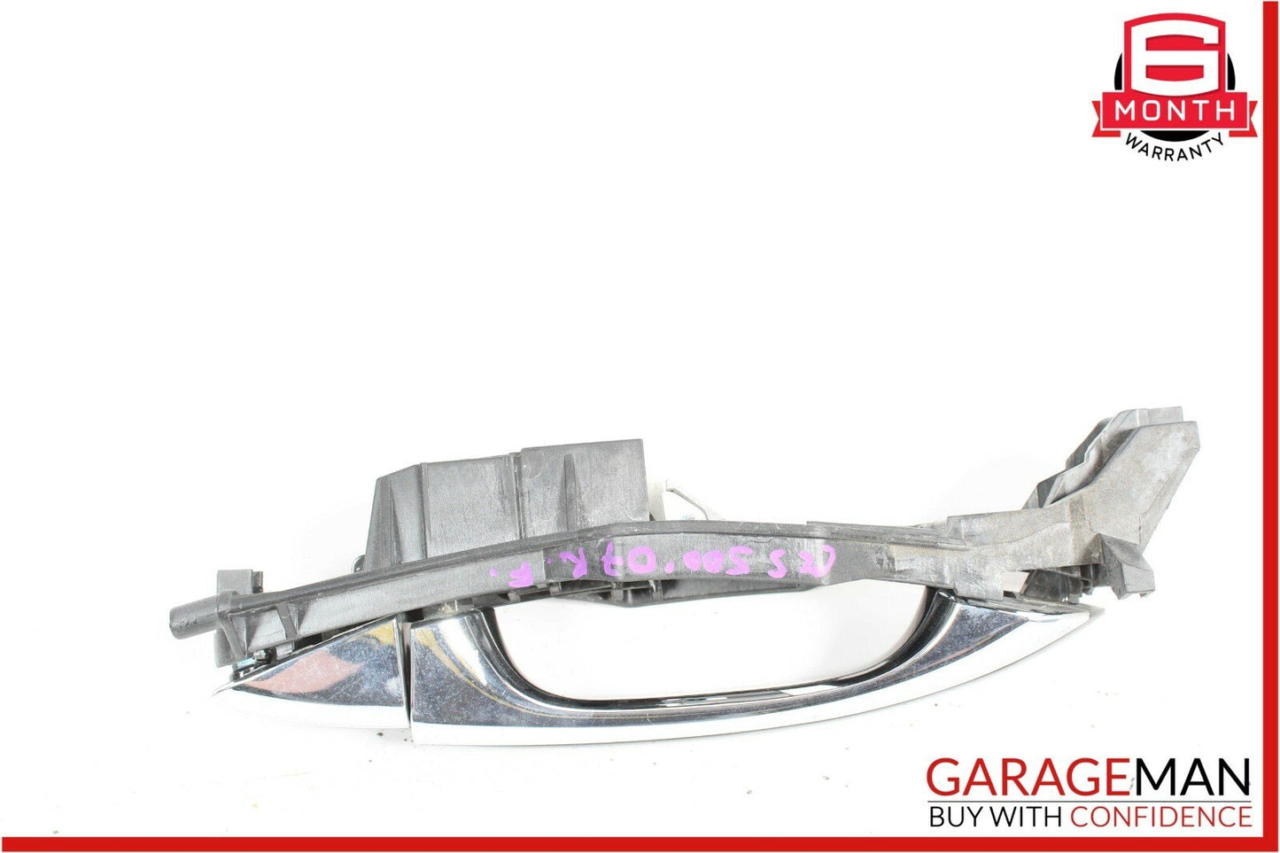 06-11 Mercedes W219 CLS500 Front Right Side Exterior Door Handle Assembly Black
