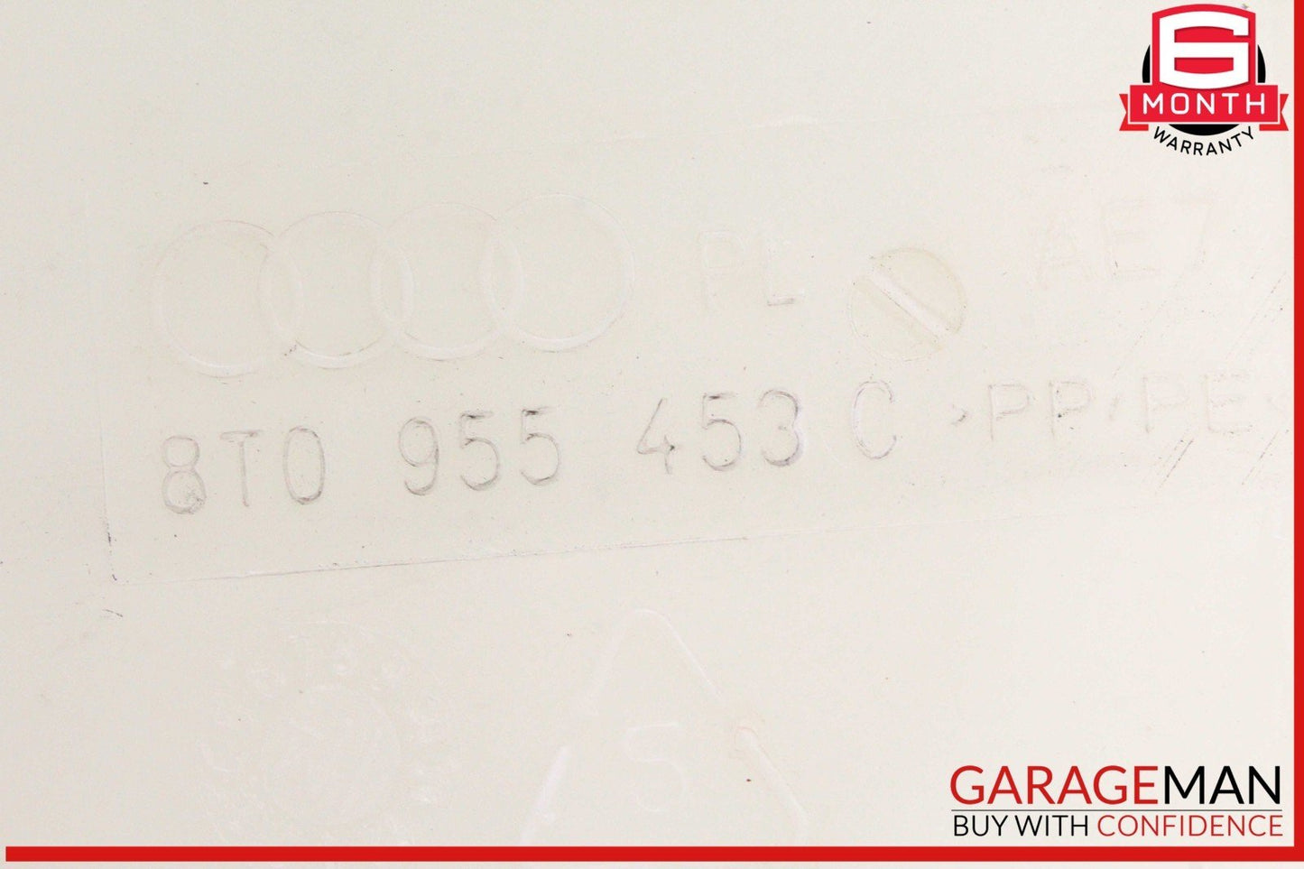 09-16 Audi A4 S4 Windshield Washer Fluid Reservoir Tank 8T0955453C OEM