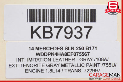 12-16 Mercedes R172 SLK350 SLK250 Hand Parking Brake Control Module Unit OEM