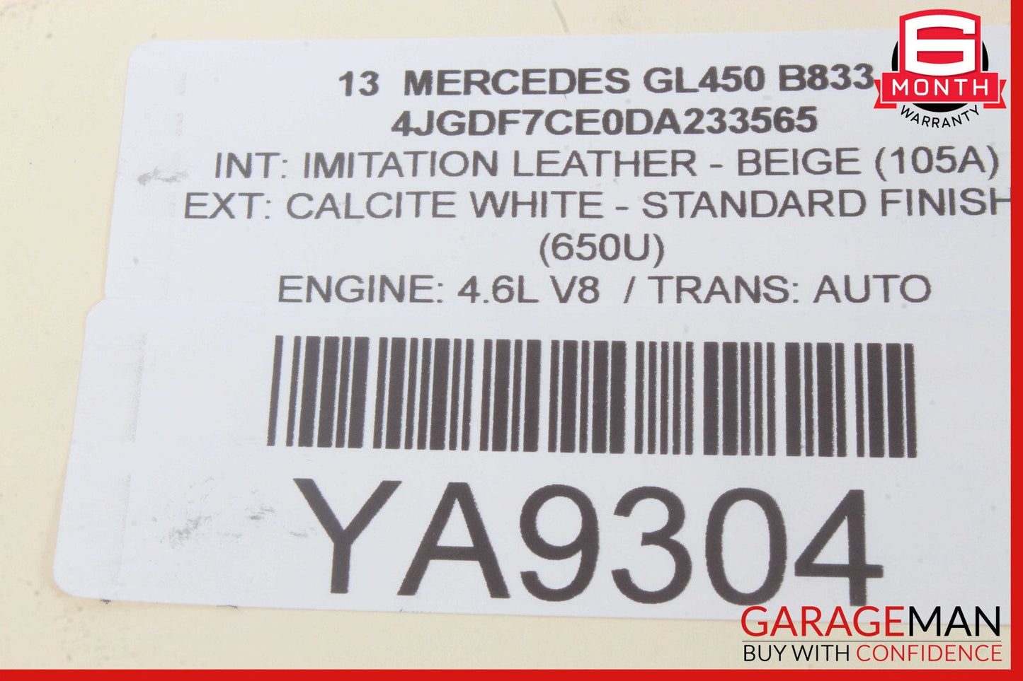 13-16 Mercedes X166 GL450 GL550 Panoramic Sunroof Glass Motor 1668200108 OEM