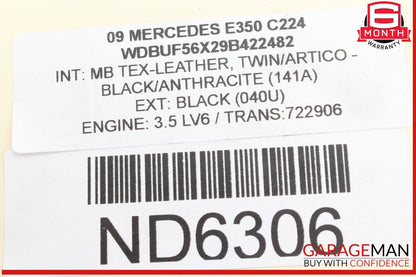 06-11 Mercedes W211 E350 Generator Alternator 150 AMP 2721540002 OEM