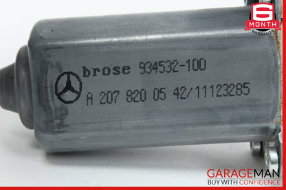 10-20 Mercedes W207 E350 SL550 Rear Left Window Regulator Motor 2078200542 OEM