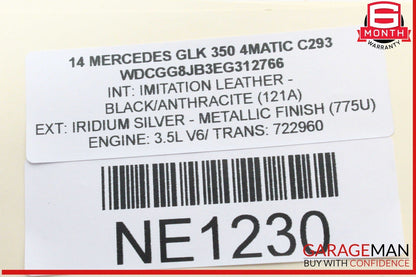 08-18 Mercedes X204 GLK350 4MATIC Front Left Side Door Control Module OEM