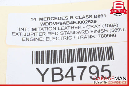 13-18 Mercedes B-Class W242 W246 B250 Front Left Door Window Regulator Motor