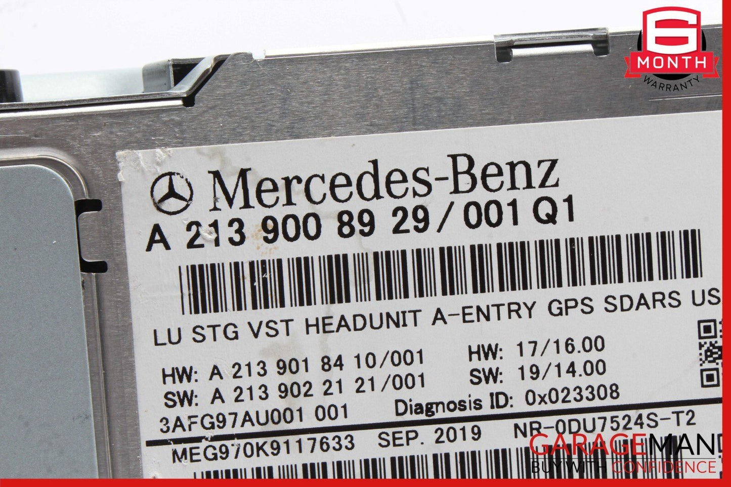 19-21 Mercedes W205 C300 Comand Head Unit Satellite Receiver Radio Control Unit