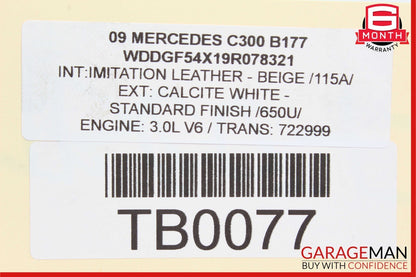 Mercedes C300 E350 SLK300 E550 Oil Filter Cooler Housing 2721800510 OEM