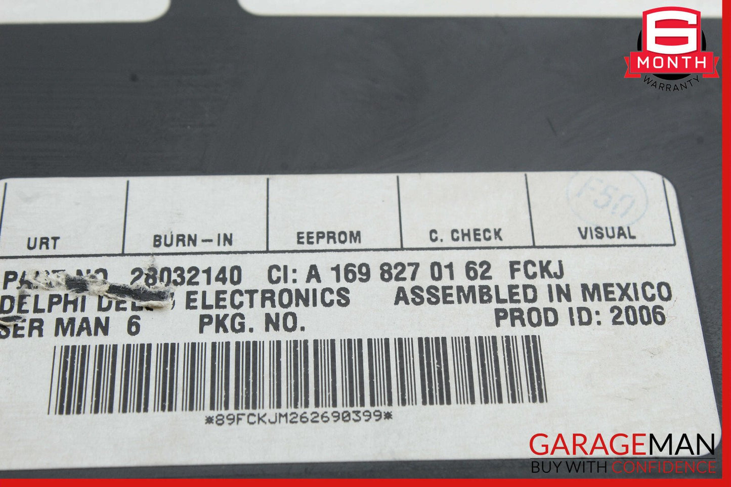 03-09 Mercedes W211 E350 CLK350 Sirius Satellite Radio Receiver 1698270162 OEM