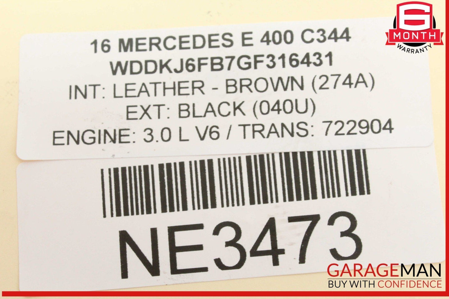08-17 Mercedes W212 E400 C350 Rear Left or Right Side CV Axle Half Shaft OEM