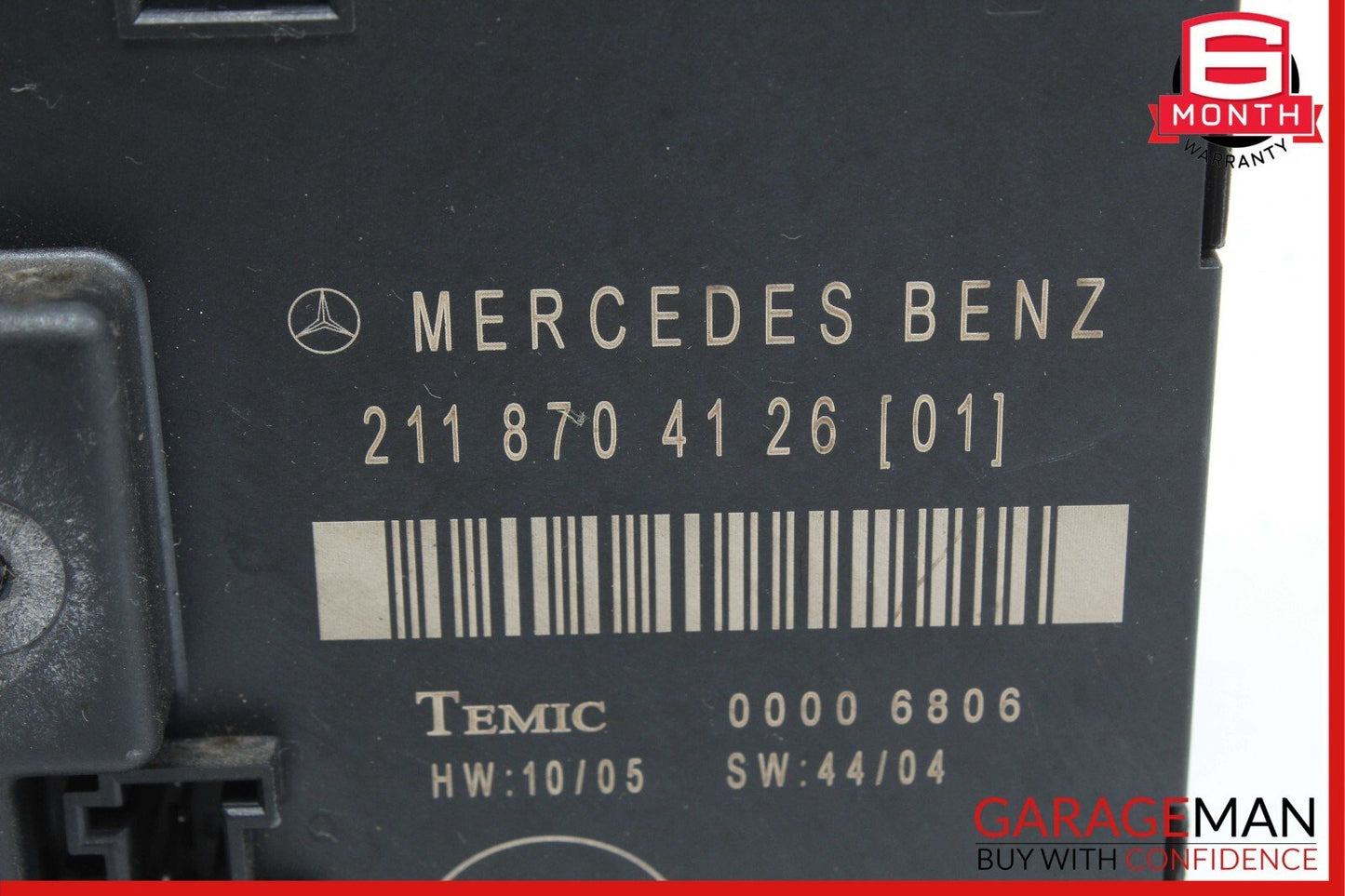 03-09 Mercedes W211 E350 E500 E550 Rear Right Door Control Module Unit