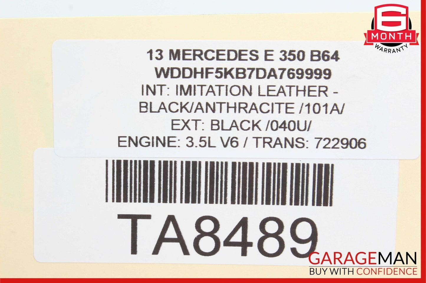 12-16 Mercedes W212 E350 C300 GLK350 Engine Motor Starter 2769062500 OEM 78k