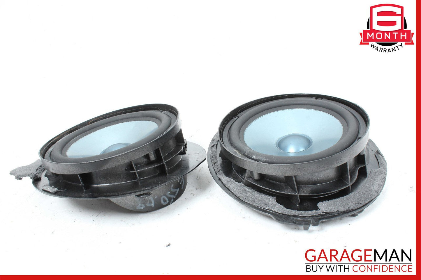 07-09 Mercedes W211 E350 E500 Front Left & Right Side Door Audio Sound Speakers
