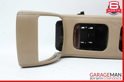 06-11 Mercedes W219 CLS500 Rear Center Console Armrest Storage Tray Cover Brown