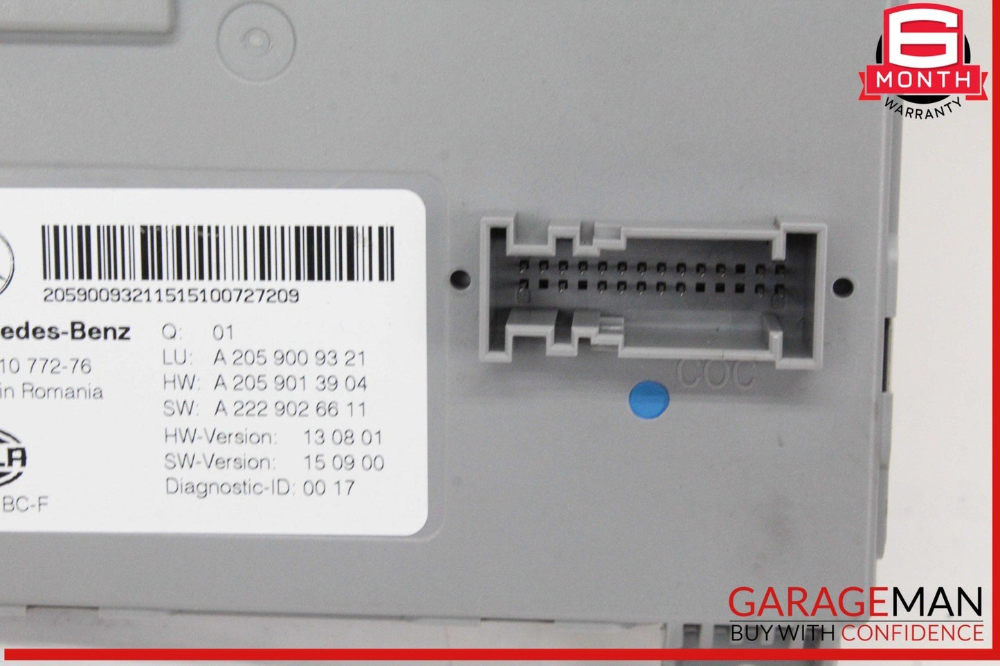 15-20 Mercedes W205 C300 GLC43 C63 AMG SAM Signal Lamp Control Module OEM