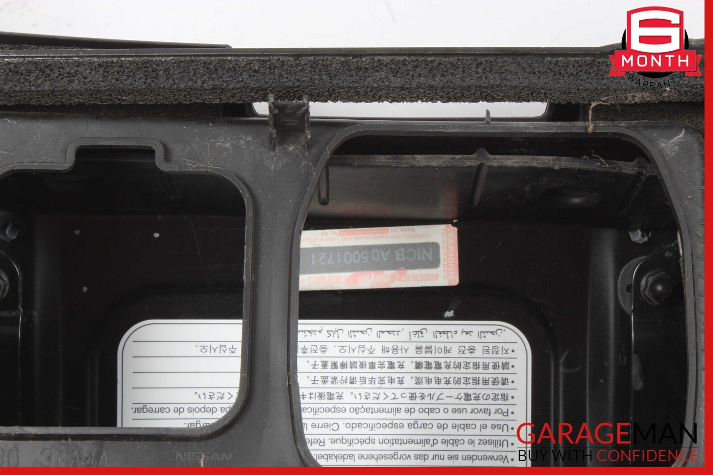 11-12 Nissan Leaf Front Charge Port Door Cover w/ Bracket Emblem & Latch OEM