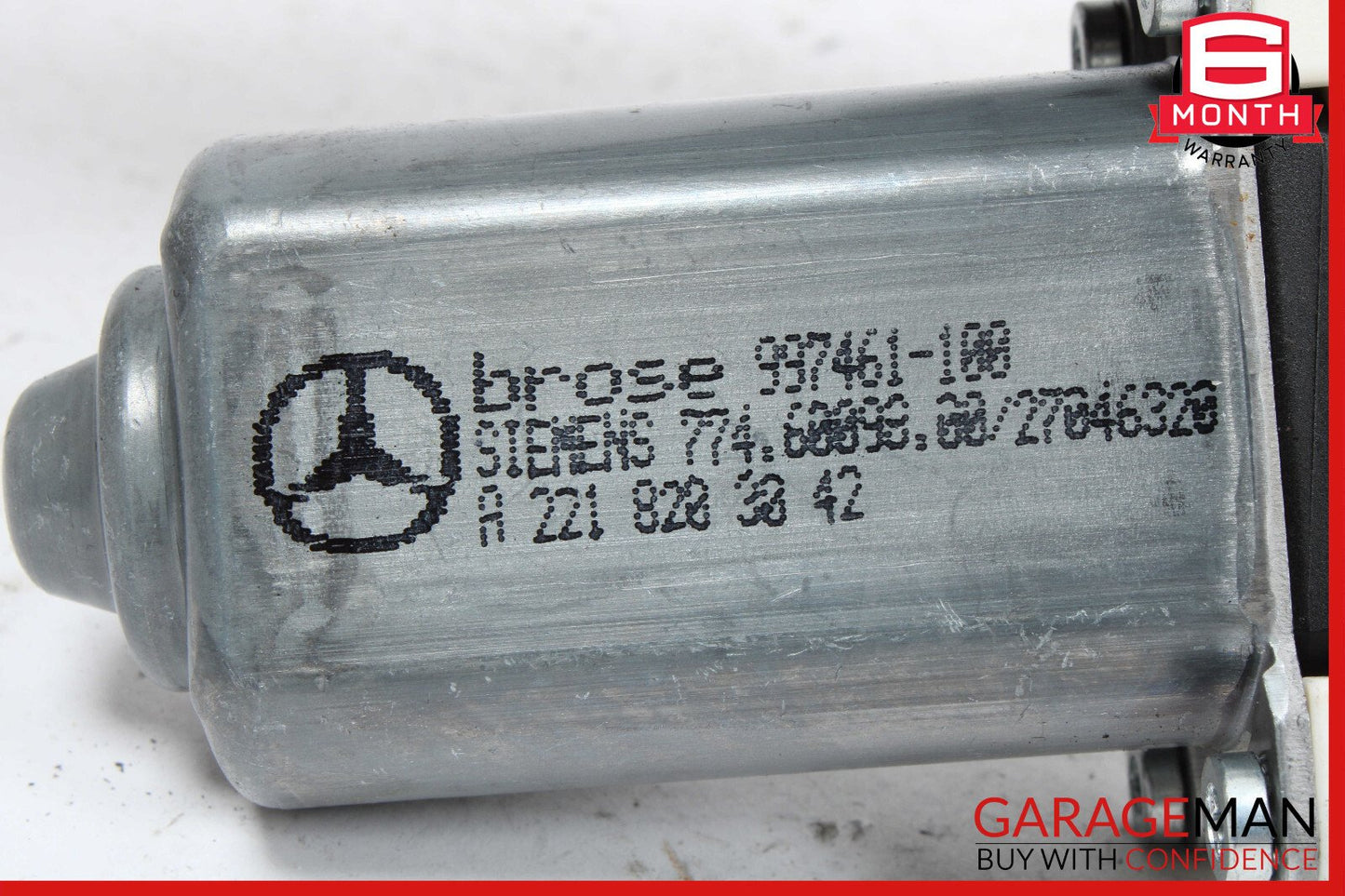 07-13 Mercedes W221 S550 S400 Window Regulator Motor Rear Right Side OEM