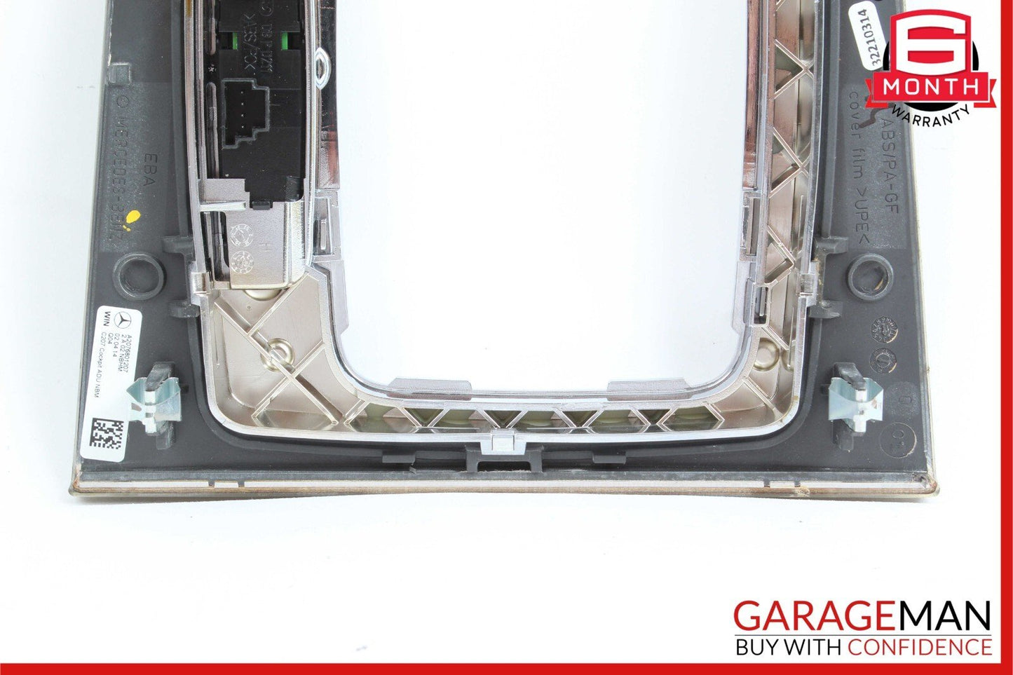 08-15 Mercedes W204 C300 Center Console Shifter Trim Cover Panel Bezel Wood OEM