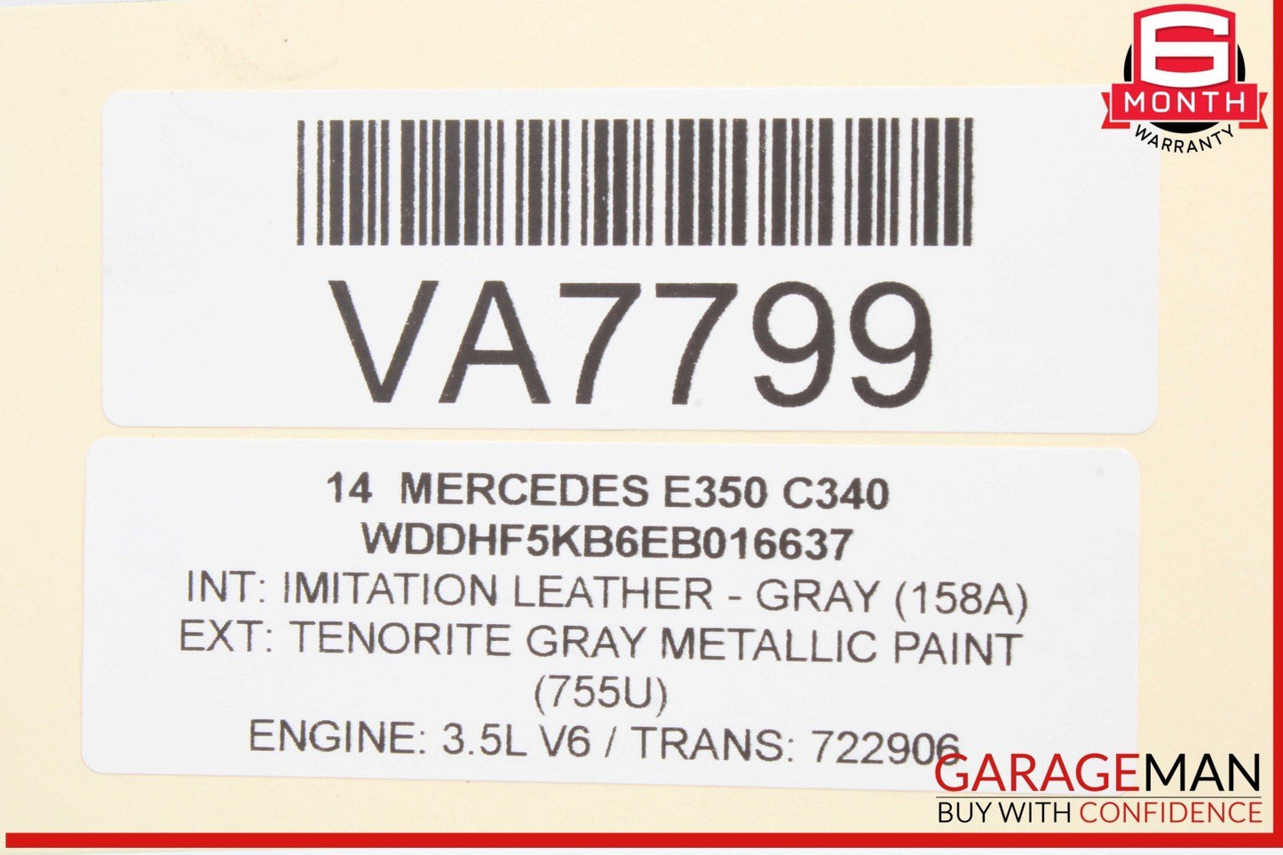 08-16 Mercedes W212 E350 Front Right Side Door Window Regulator Motor Unit OEM