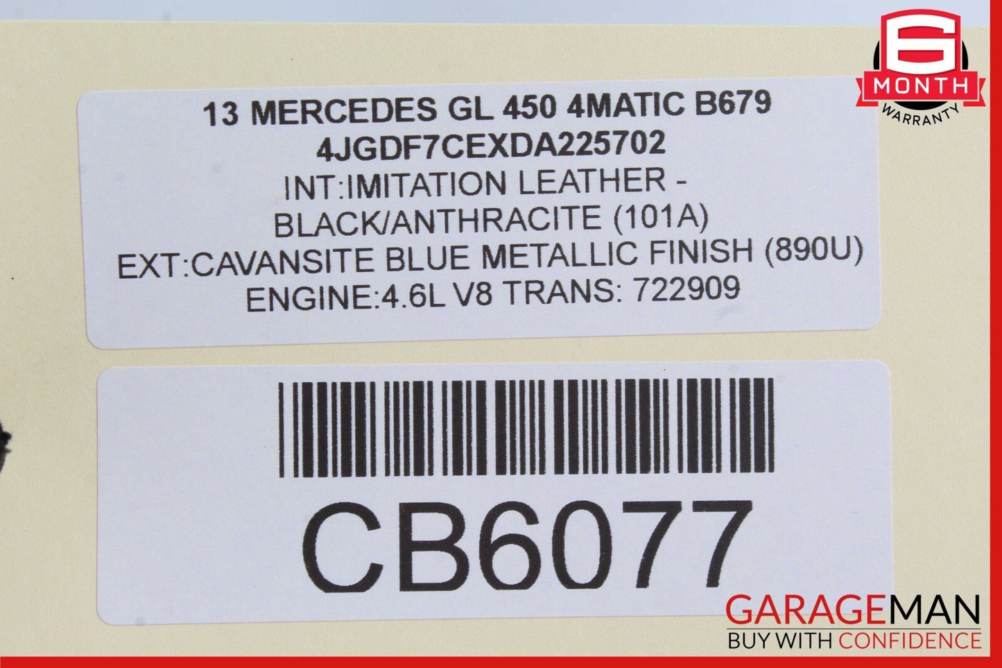 12-19 Mercedes GL450 GL550 Front Left Side Speaker Door Mirror Cover Black OEM