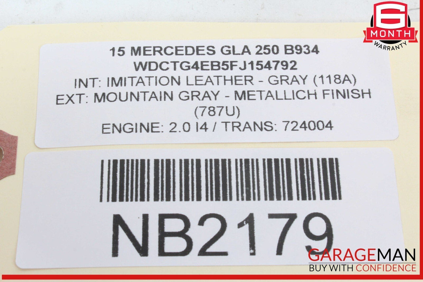 15-20 Mercedes X156 GLA250 Front Right Passenger Side Exterior Door Handle OEM