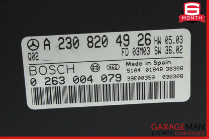 03-06 Mercedes R230 SL500 SL55 AMG Park Parking Assist Control Module Unit