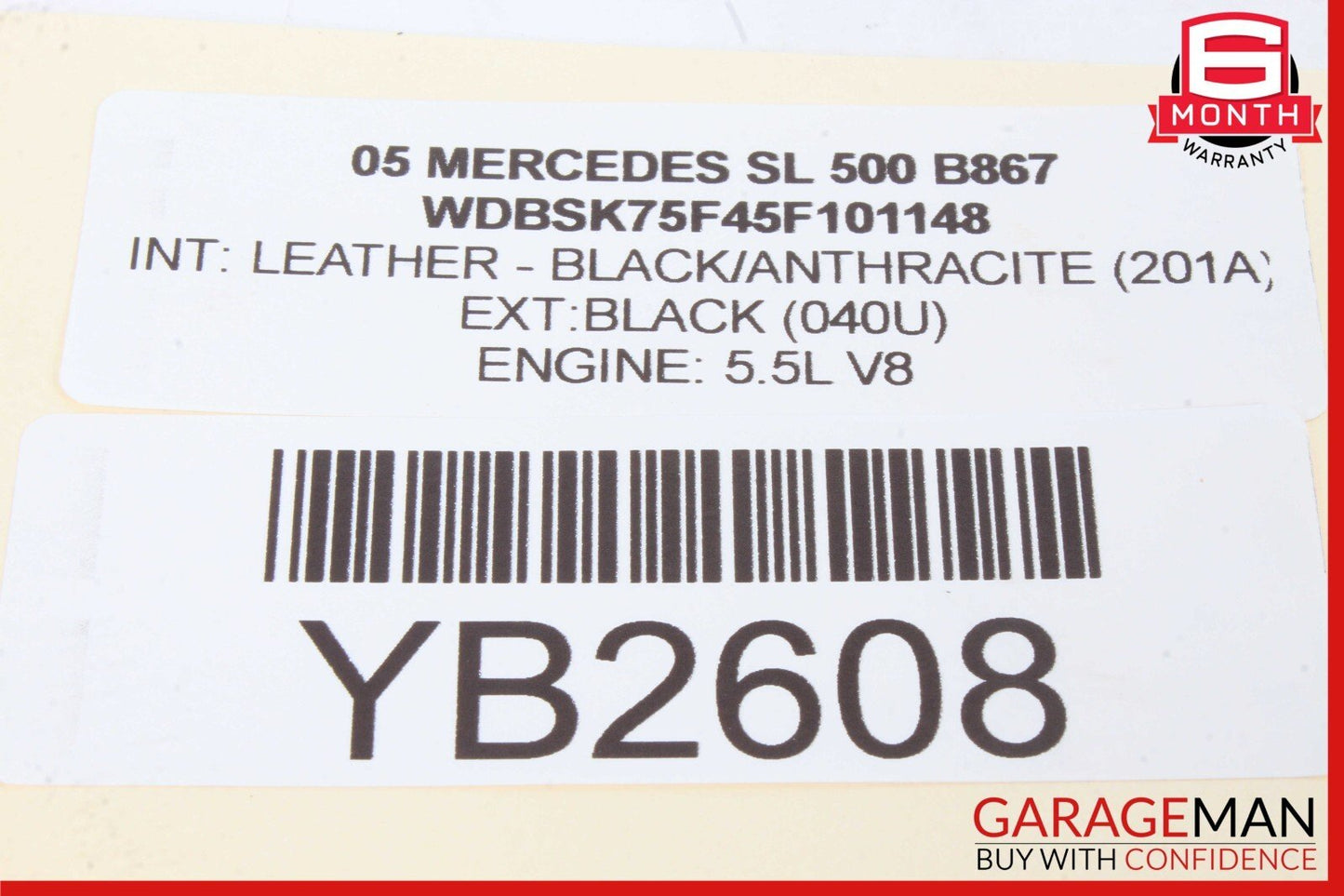 03-12 Mercedes R230 SL500 CLK500 Front Right Side Window Regulator Motor Unit