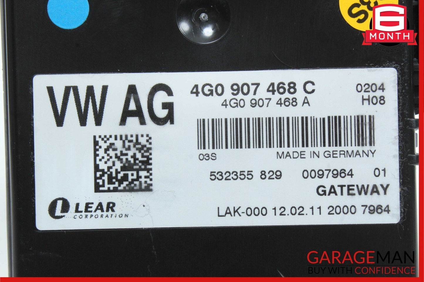12-18 Audi A7 Gateway Diagnosis Interface Control Module Unit OEM