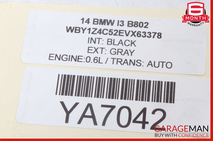 14-21 BMW i3 I01 Hybrid Front Left Side Bumper Reinforcement Bracket OEM