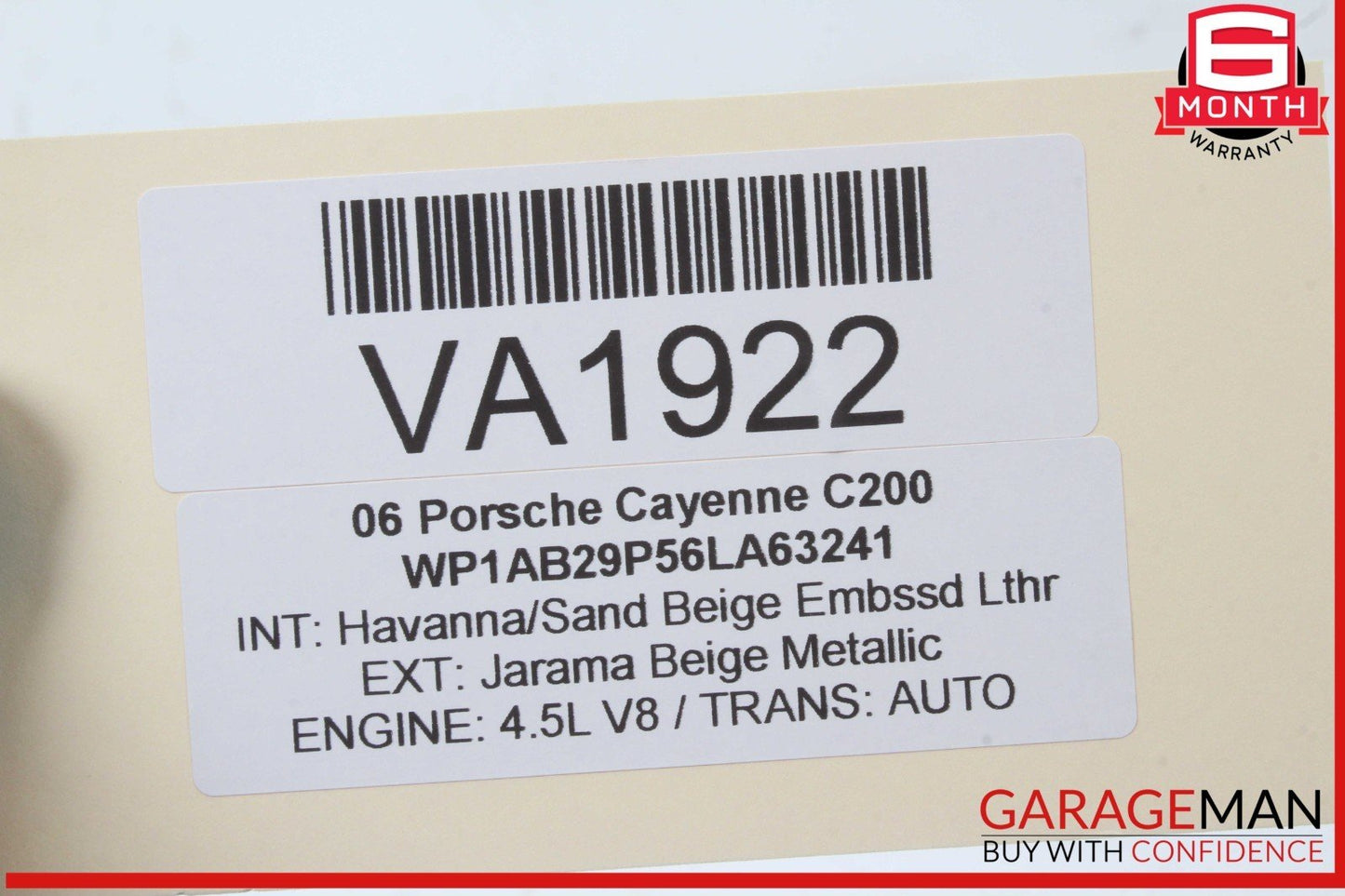03-18 Porsche Cayenne 955 957 958 Gas Throttle Pedal Accelerator 7L0723507D OEM