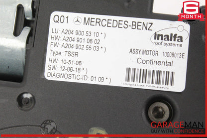 08-15 Mercedes X204 GLK350 Panoramic Sunroof Sun Roof Motor Unit 2049005310 OEM