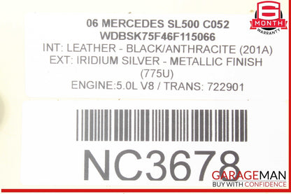 03-12 Mercedes R230 SL500 SL55 AMG Front Left Under Seat Control Module Unit OEM