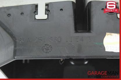 06-09 Mercedes W251 R350 R500 Rear Center Console AC A/C Air Vent Grille Grey