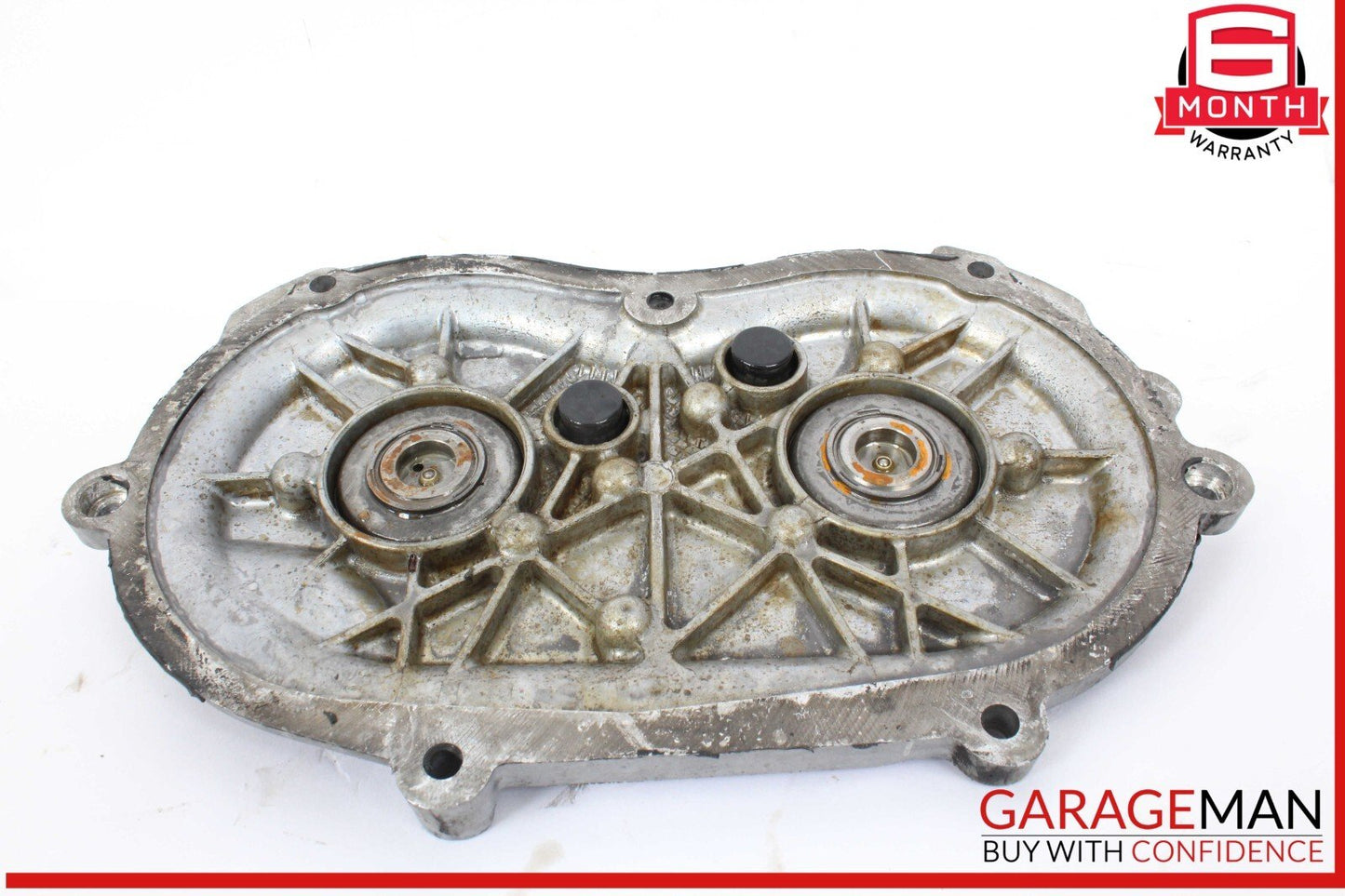 06-13 Mercedes W221 S400 Hybrid Front Right Engine Timing Chain Cover Plate OEM