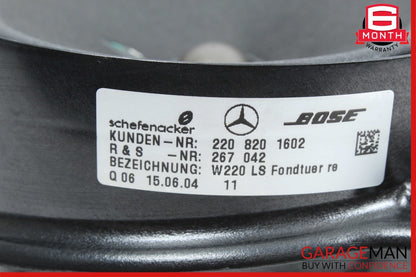 00-06 Mercedes W220 S430 S500 S55 AMG Rear Door Audio Sound Speaker Set of 2 Pc