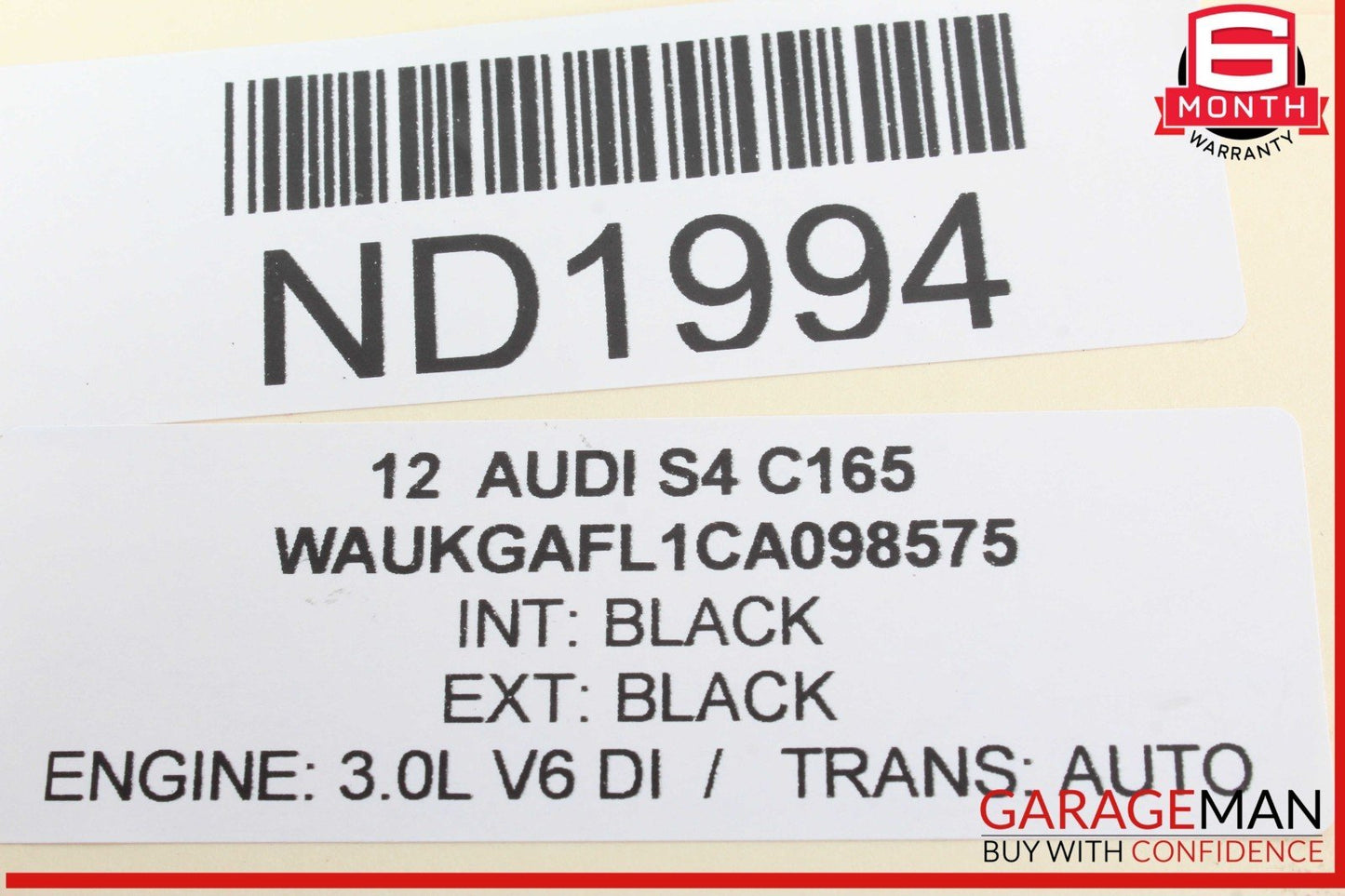 09-12 Audi S4 Front Right Passenger Side Door Control Module Unit 8T0959792M OEM