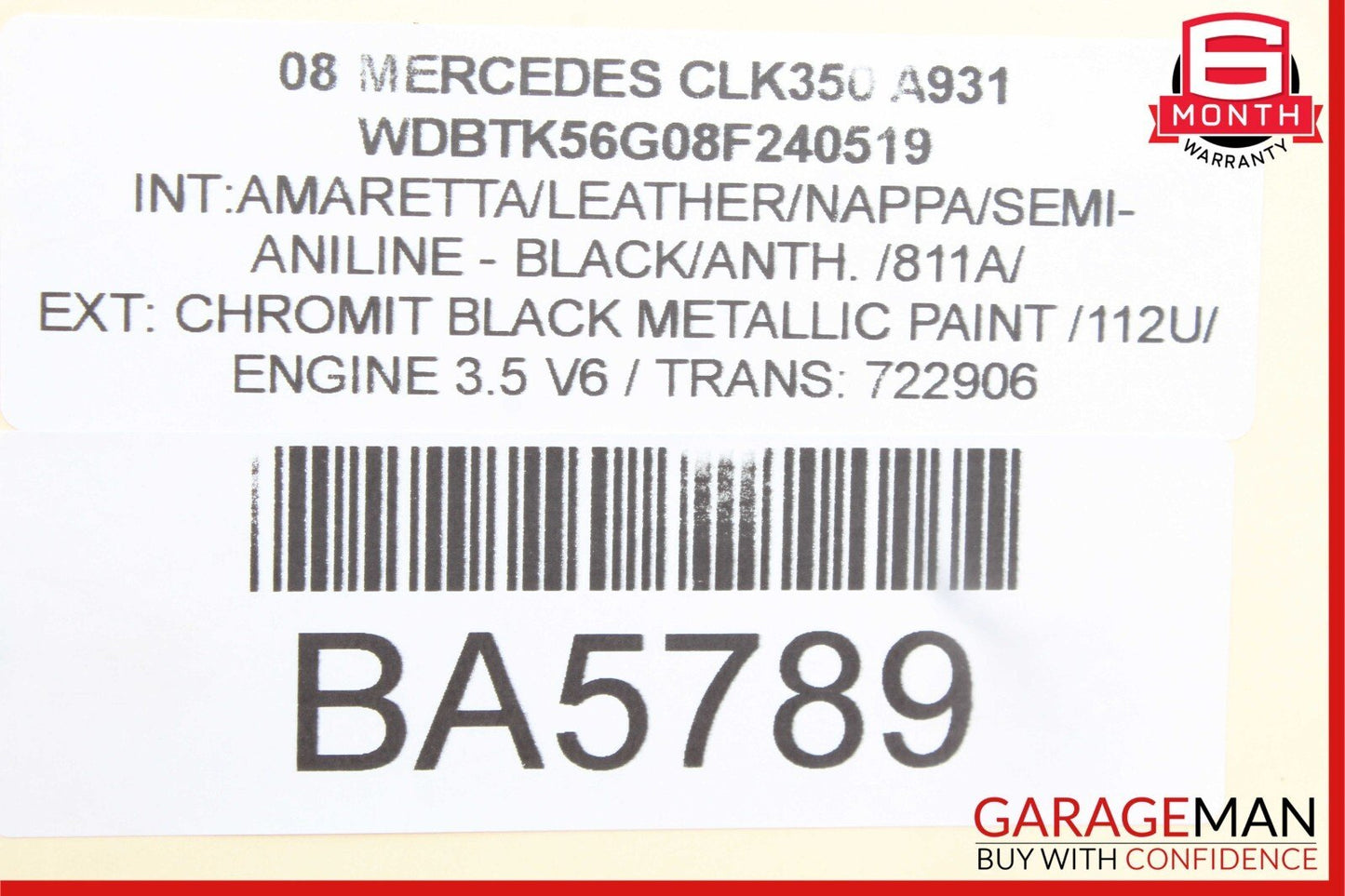 03-09 Mercedes W209 CLK350 Rear Trunk Telephone GPS Antenna Amp Amplifier Module
