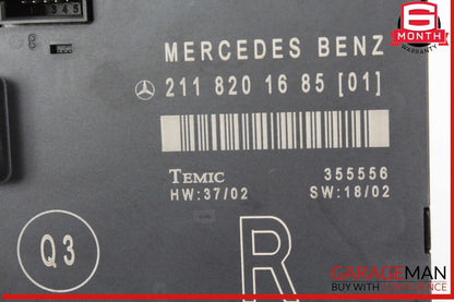 03-09 Mercedes W211 E320 4MATIC Front Right Passenger Side Door Control Module