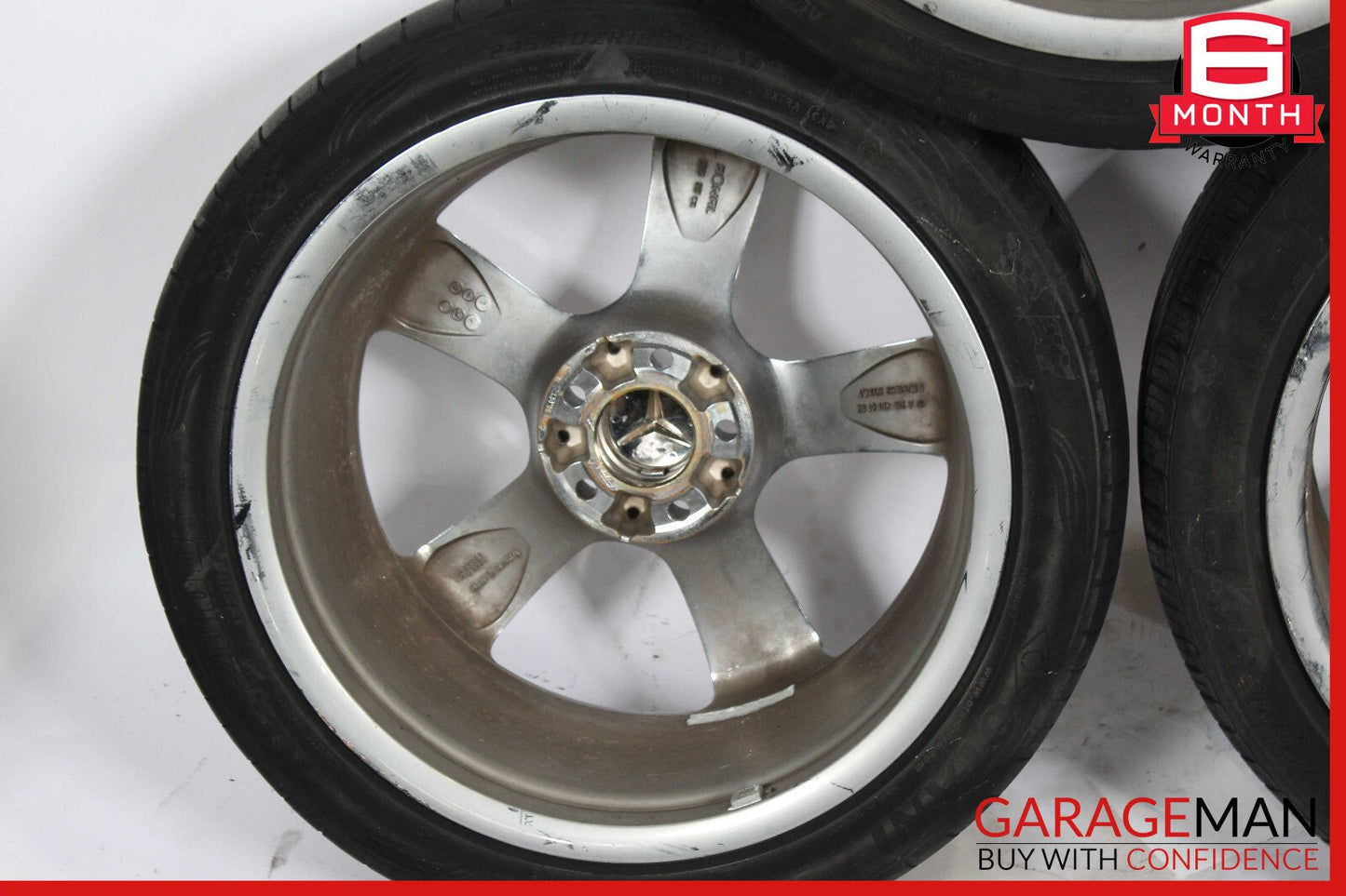 12-18 Mercedes W218 CLS550 8.5 x R18 18" Complete Wheel Tire Rim Set of 4 Pc OEM