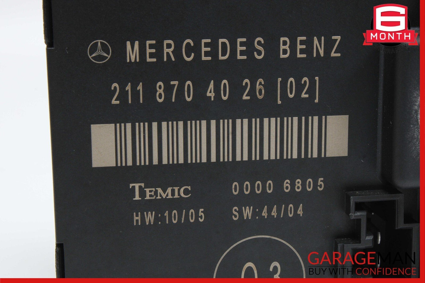 03-09 Mercedes W211 E350 E550 E63 AMG Rear Left Side Door Control Module Unit