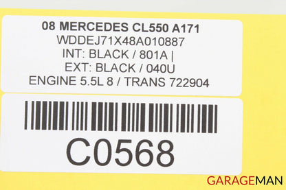 07-13 Mercedes W216 CL550 Front Right Passenger Side Door Speaker Tweeter Trim