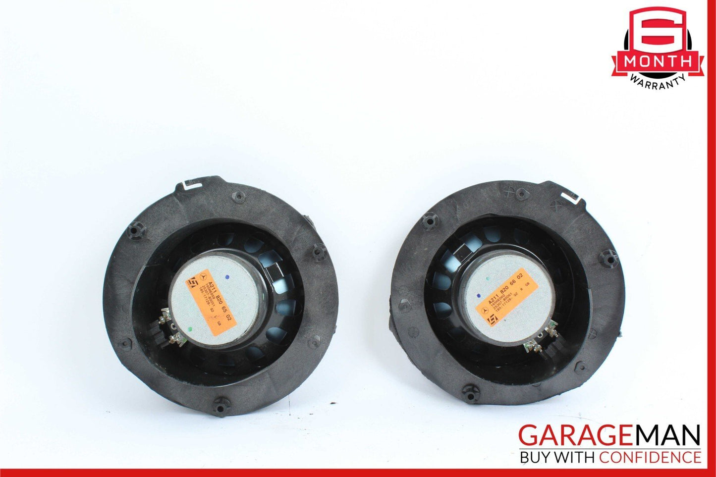 07-09 Mercedes W211 E350 E500 Front Left & Right Side Door Audio Sound Speakers