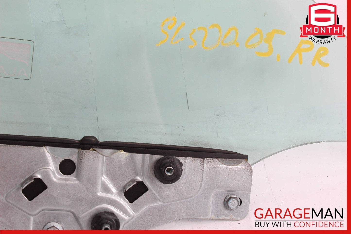 03-12 Mercedes R230 SL500 SL55 AMG Rear Right Side Quarter Window Glass Clear