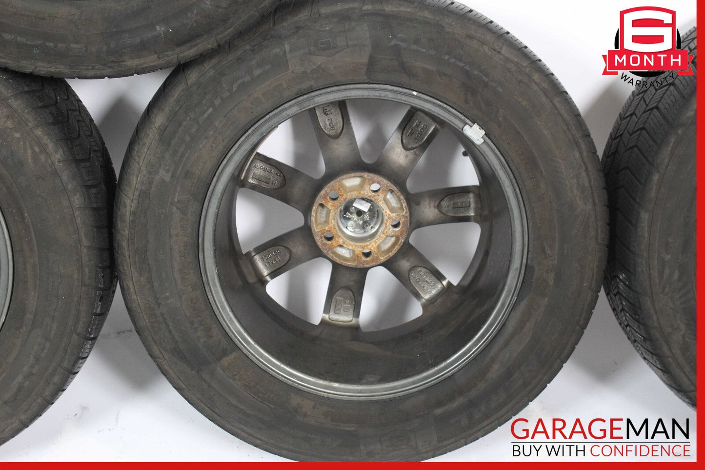 MB Motoring Alpina Complete Wheel Tire Rim Set of 4 Pc R17