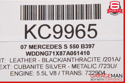 07-14 Mercedes W221 S550 CL550 Headlight Fog Light Switch Control Module OEM