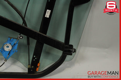 03-06 Porsche Cayenne 955 Front Right Door Window Frame Glass Panel Plate Assy