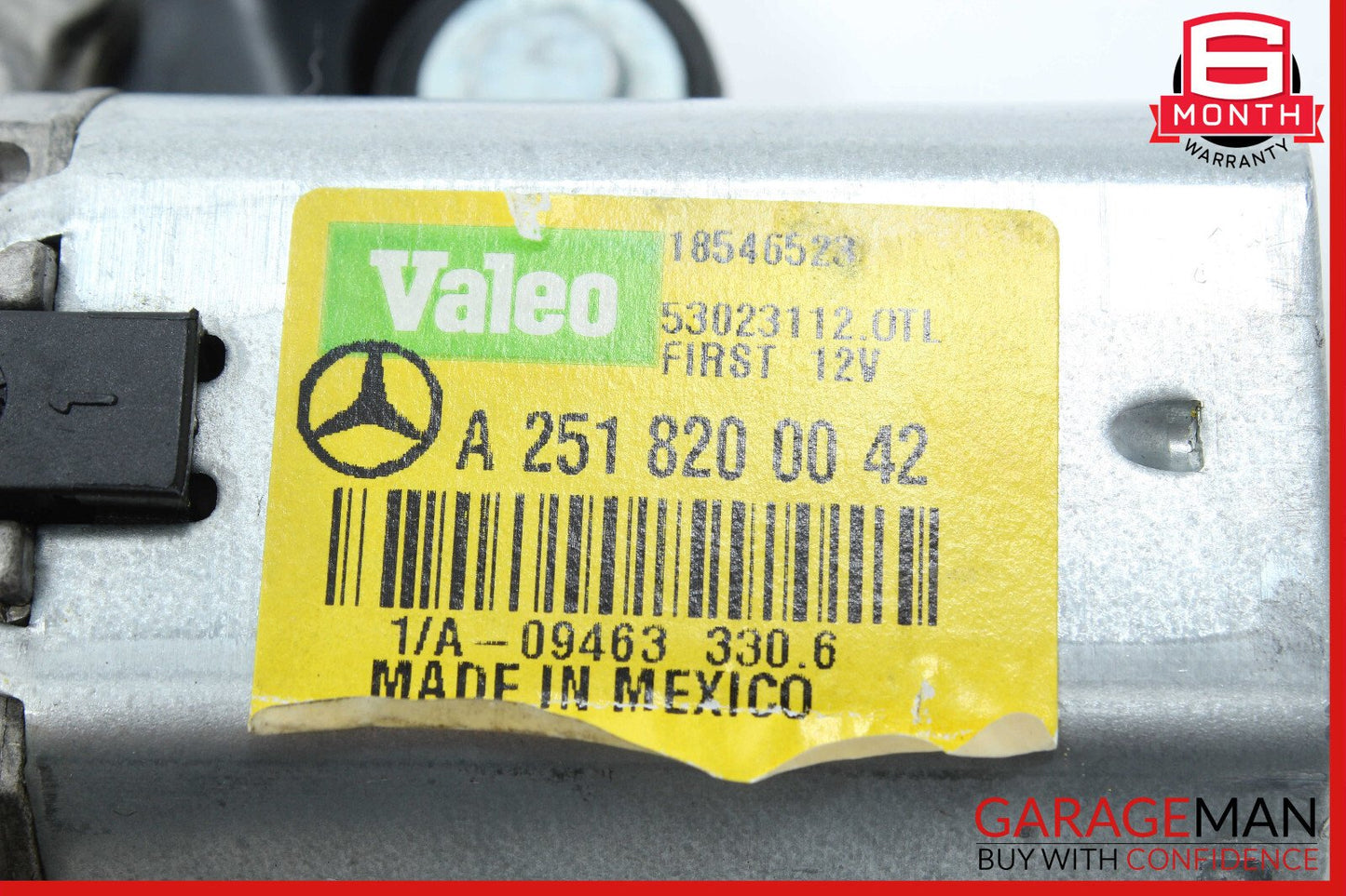 06-13 Mercedes X164 GL450 R350 Rear Glass Windshield Wiper Motor OEM