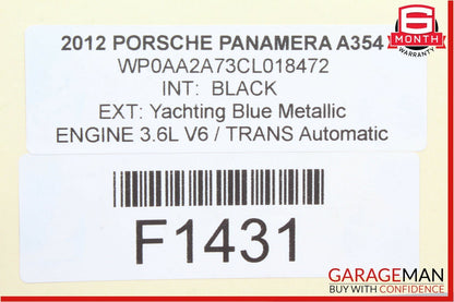 10-15 Porsche Panamera 970 AC A/C Air Conditioning Hose Pipe Line Tube OEM