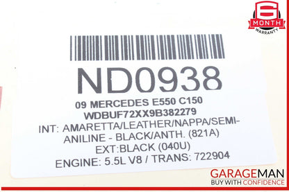03-09 Mercedes W211 E550 E350 Rear Left Driver Side Door Lock Latch Actuator