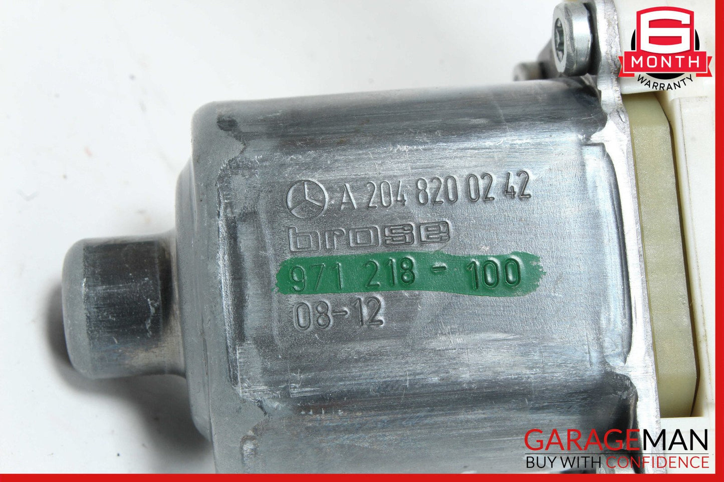 08-16 Mercedes W204 C250 C300 C350 Front Right Door Window Regulator Motor OEM